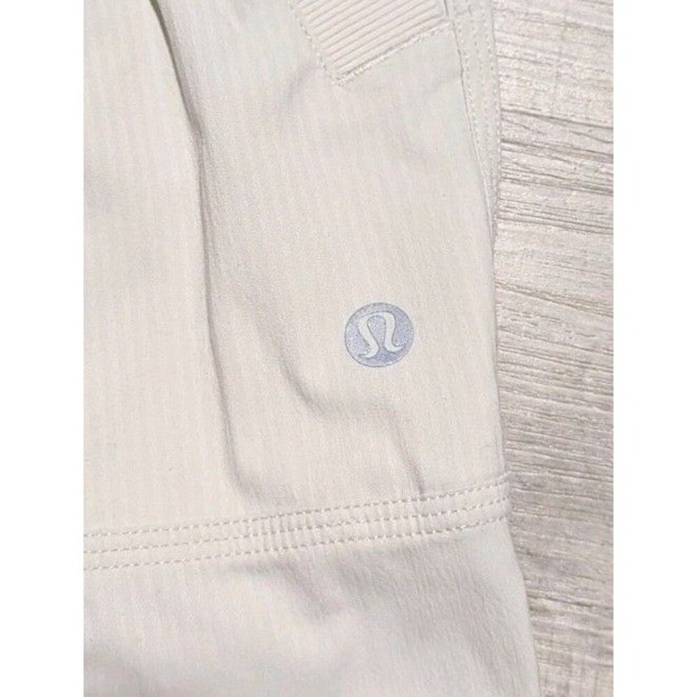 Lululemon Dance Studio Relaxed Fit Mid Rise Cargo Pants Women Sz S White LW5GILS - Picture 3 of 9